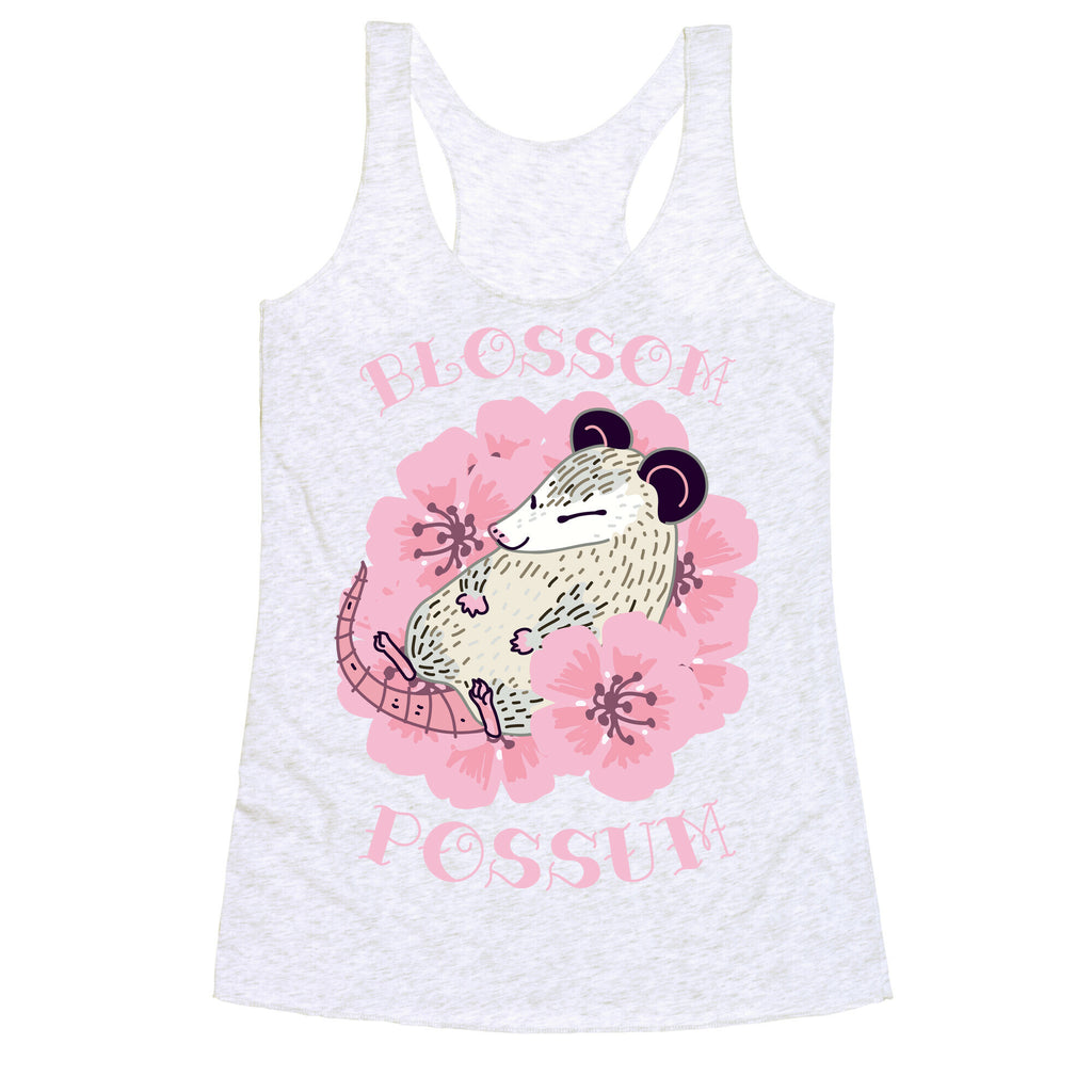 Blossom Possum Racerback Tank