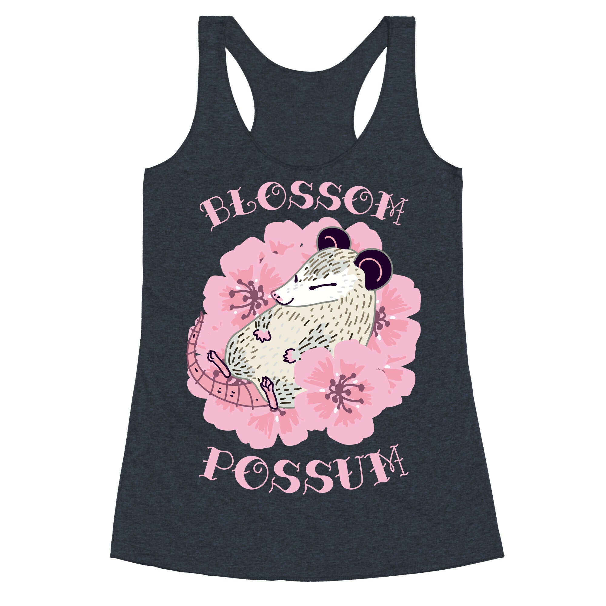 Blossom Possum Racerback Tank