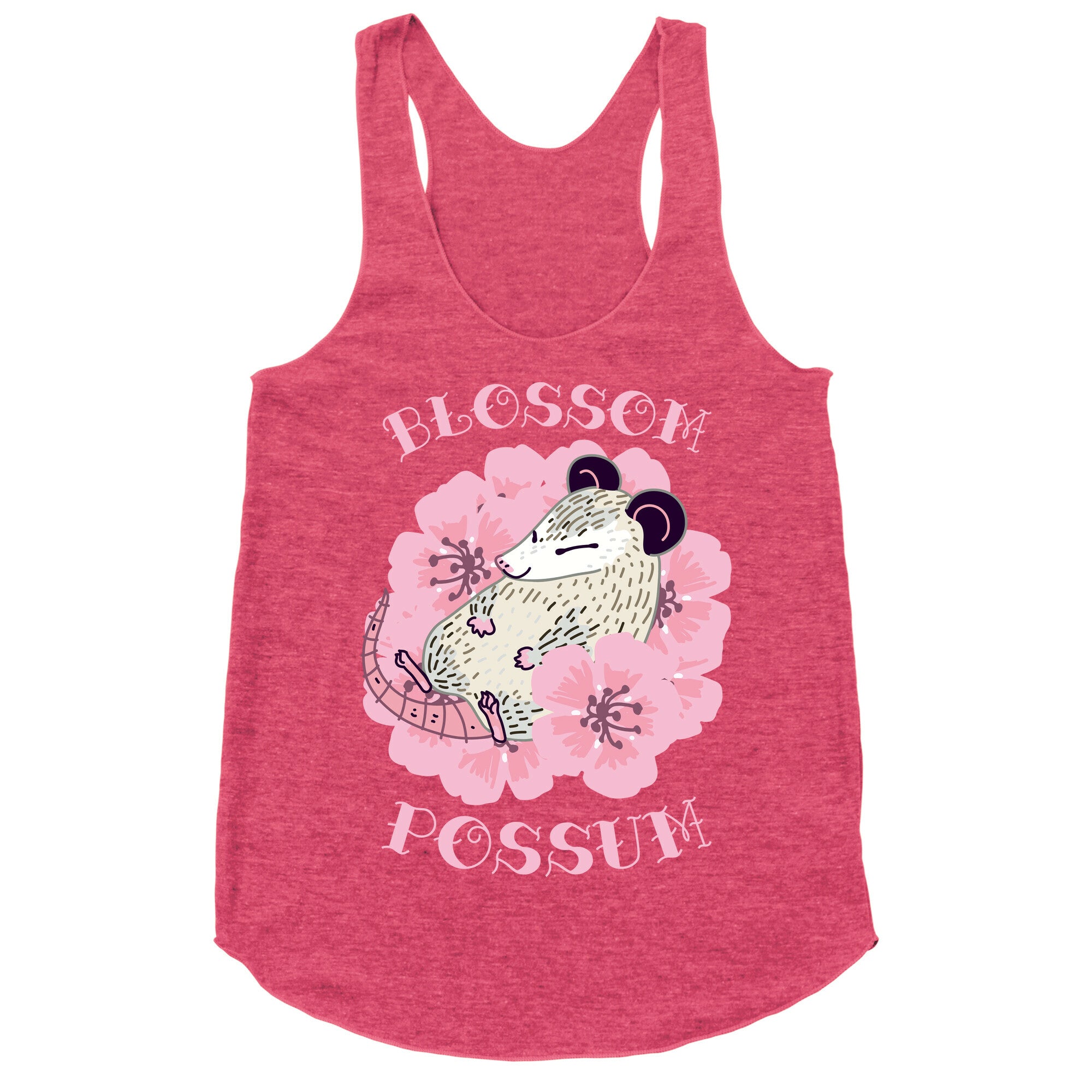 Blossom Possum Racerback Tank