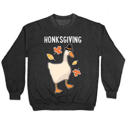 Happy Honksgiving Goose Crewneck Sweatshirt