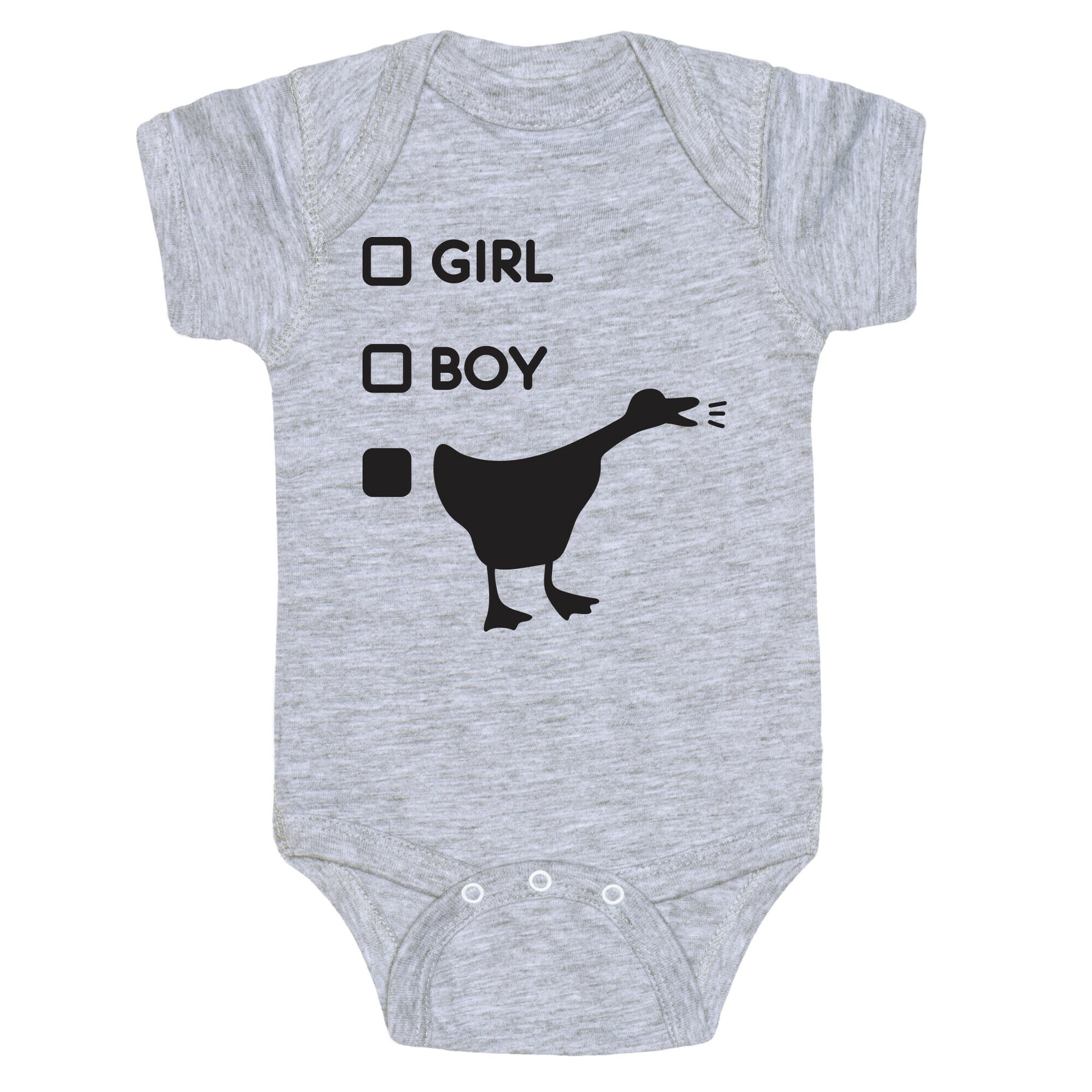Girl Boy Goose Gender Baby One Piece