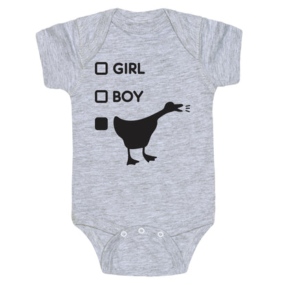 Girl Boy Goose Gender Baby One Piece