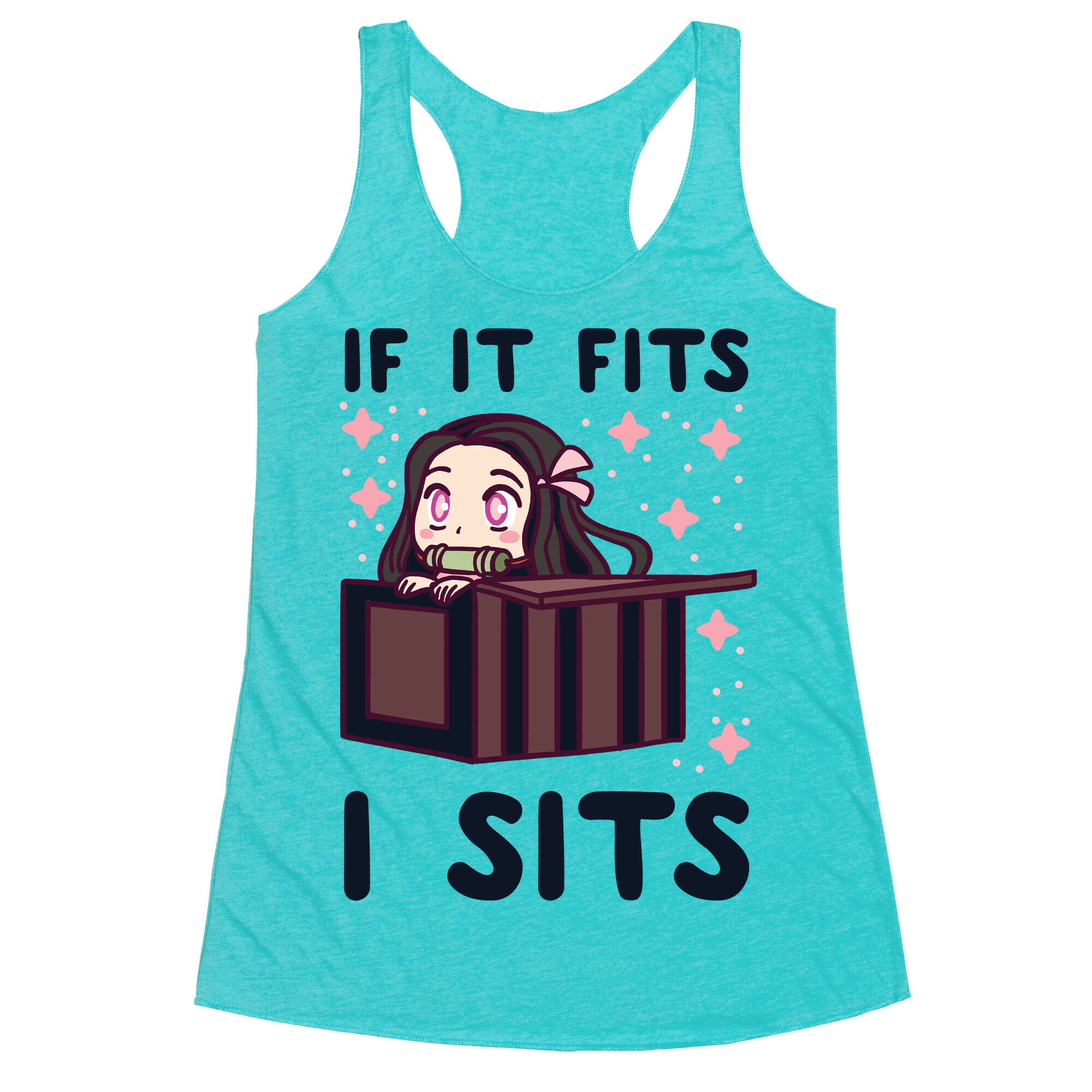 If It Fits, I Sits - Demon Slayer Racerback Tank