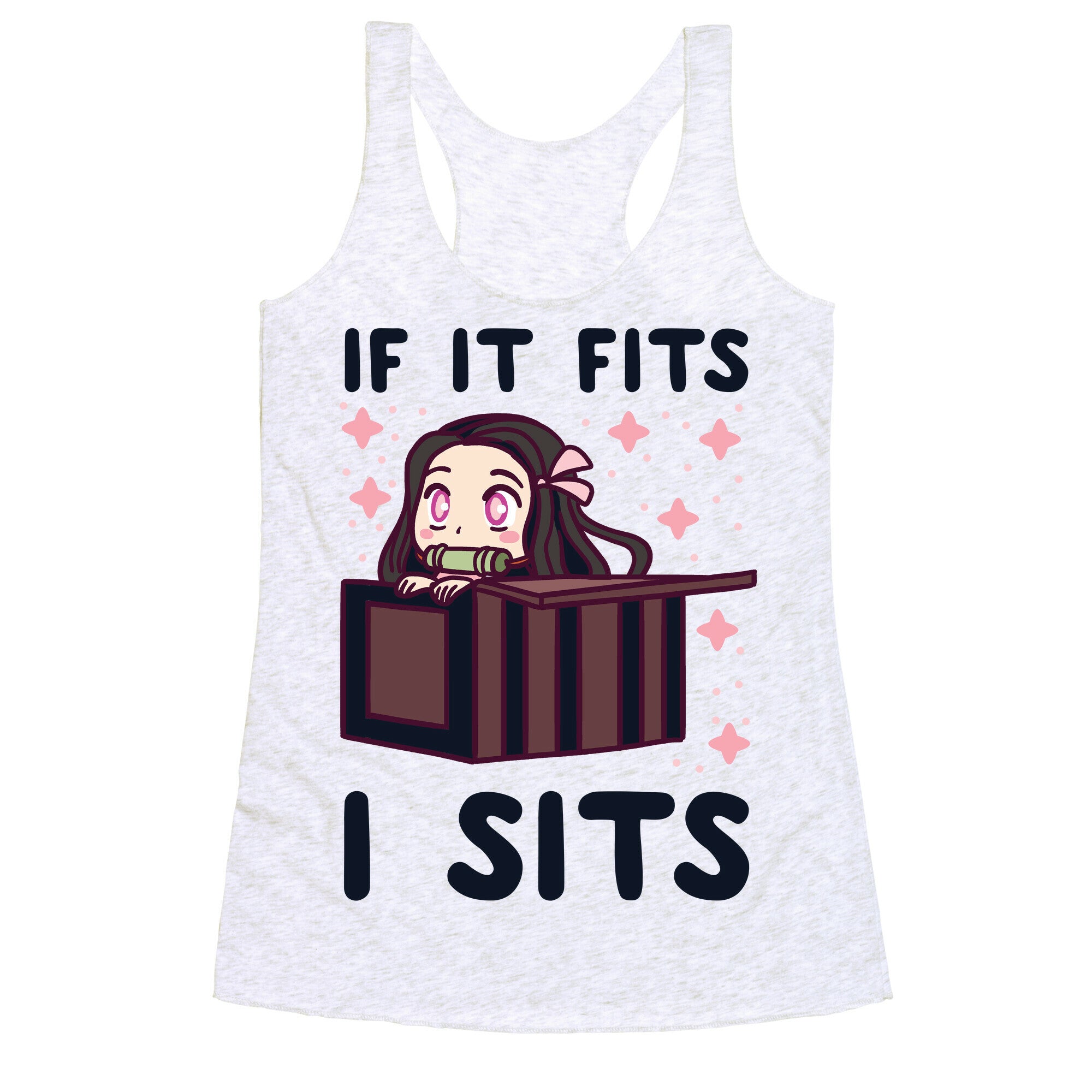 If It Fits, I Sits - Demon Slayer Racerback Tank