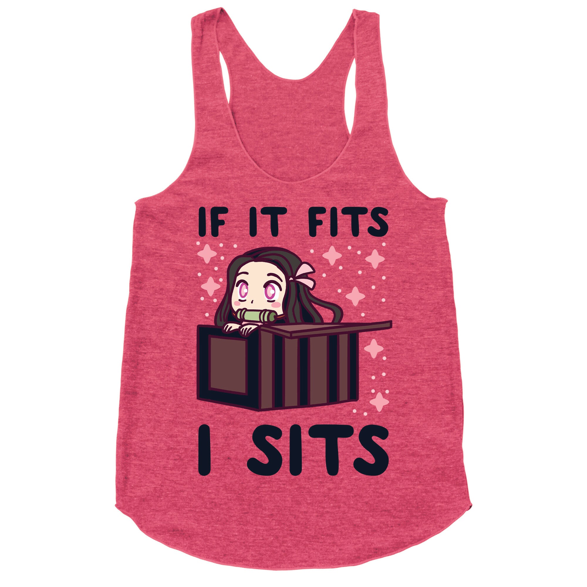 If It Fits, I Sits - Demon Slayer Racerback Tank