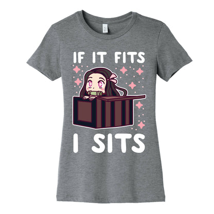 If It Fits, I Sits - Demon Slayer Women's Cotton Tee