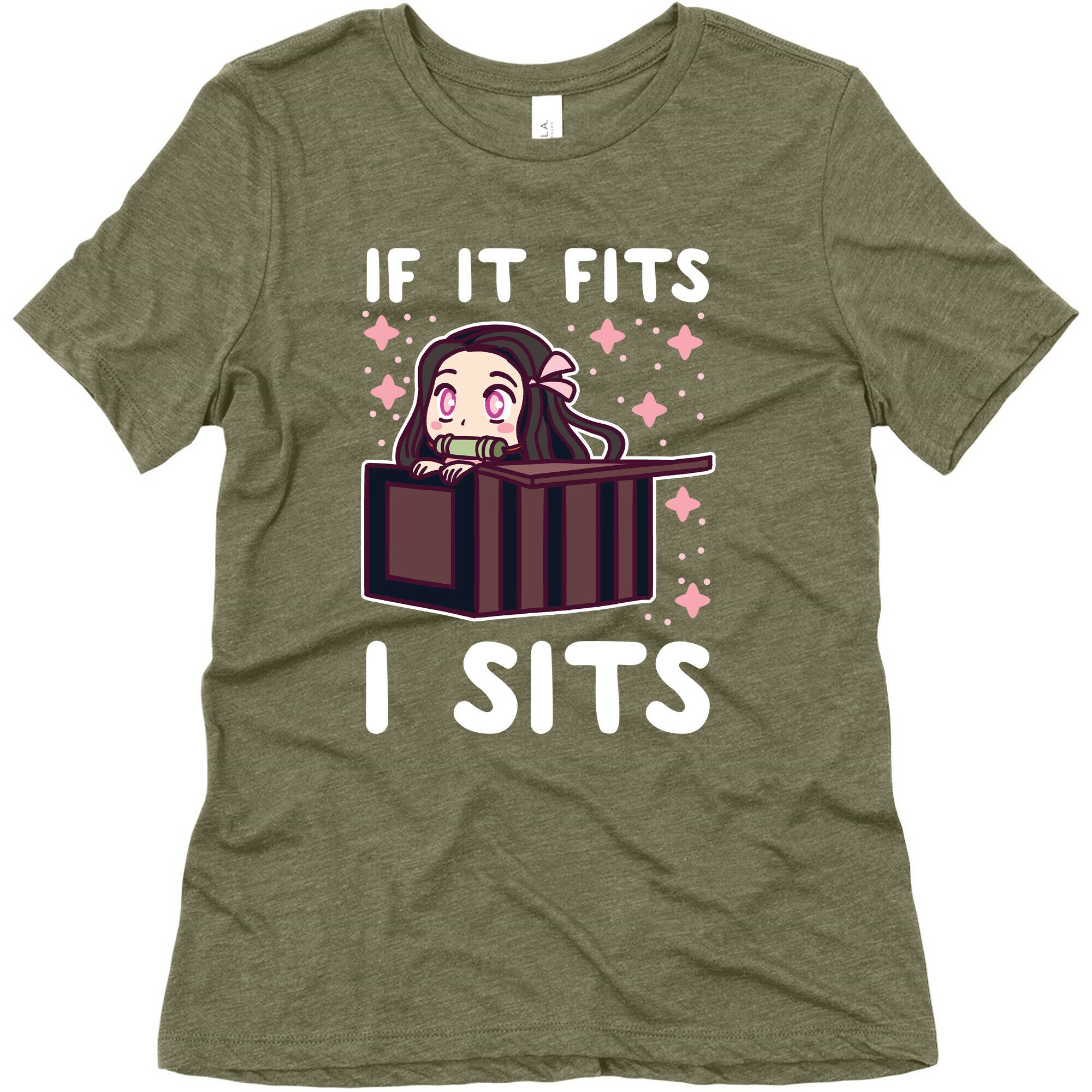 If It Fits, I Sits - Demon Slayer Women's Triblend Tee