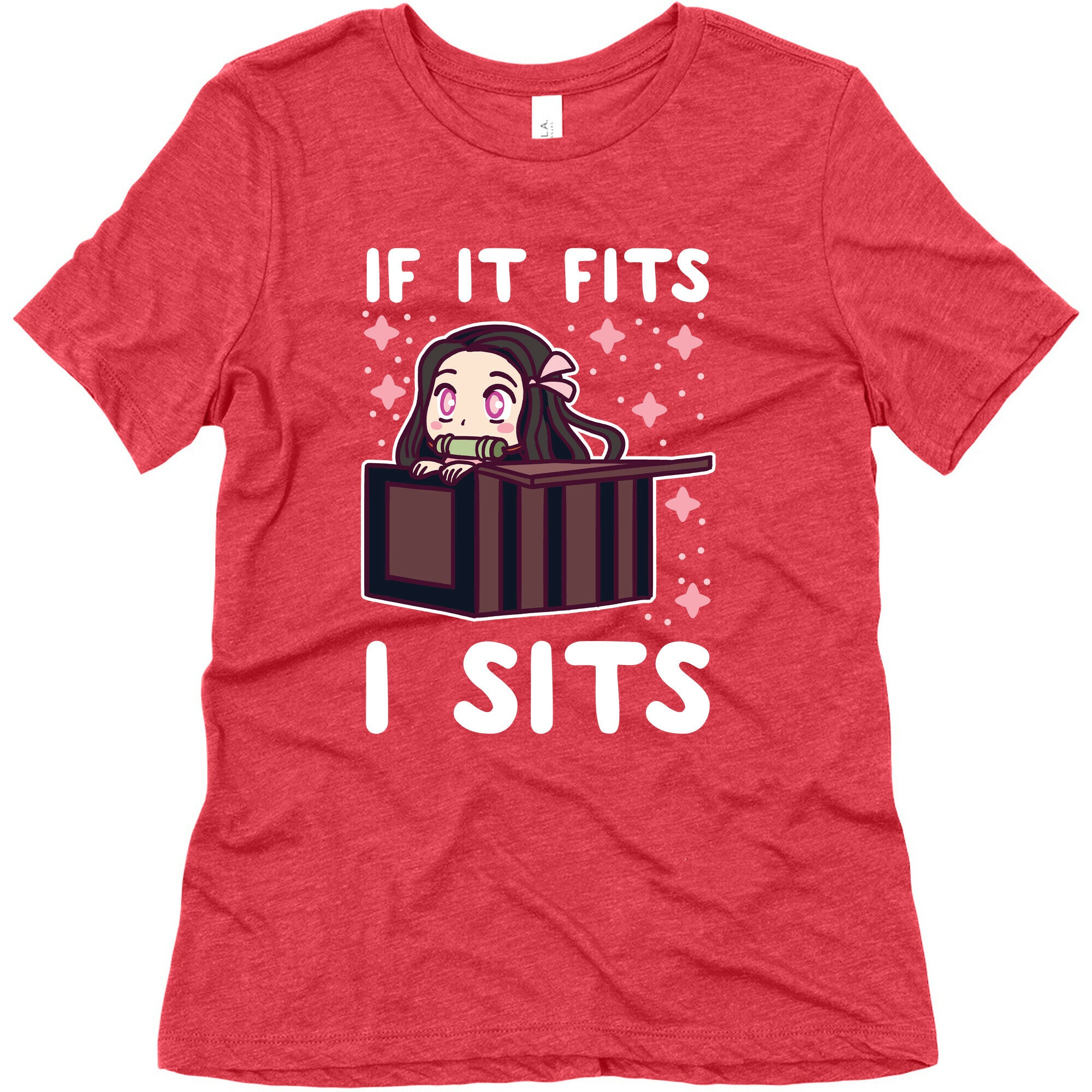 If It Fits, I Sits - Demon Slayer Women's Triblend Tee