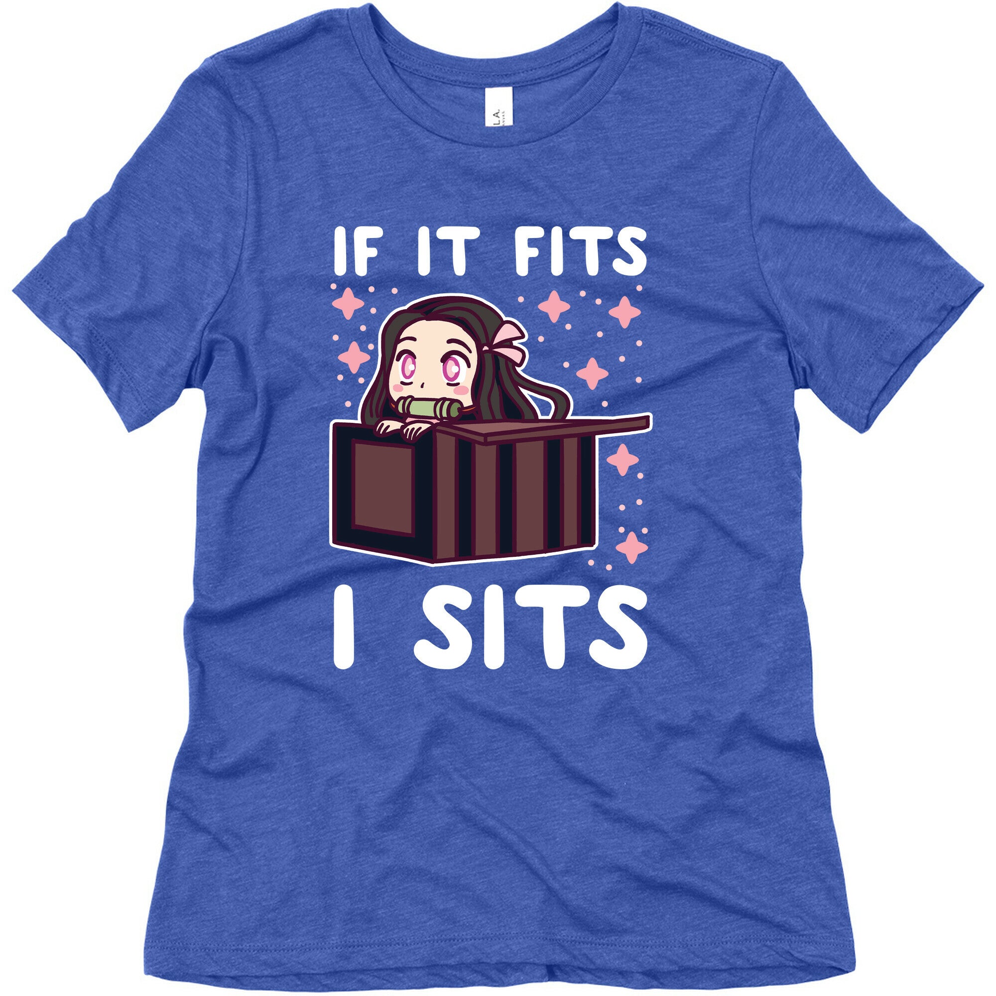 If It Fits, I Sits - Demon Slayer Women's Triblend Tee