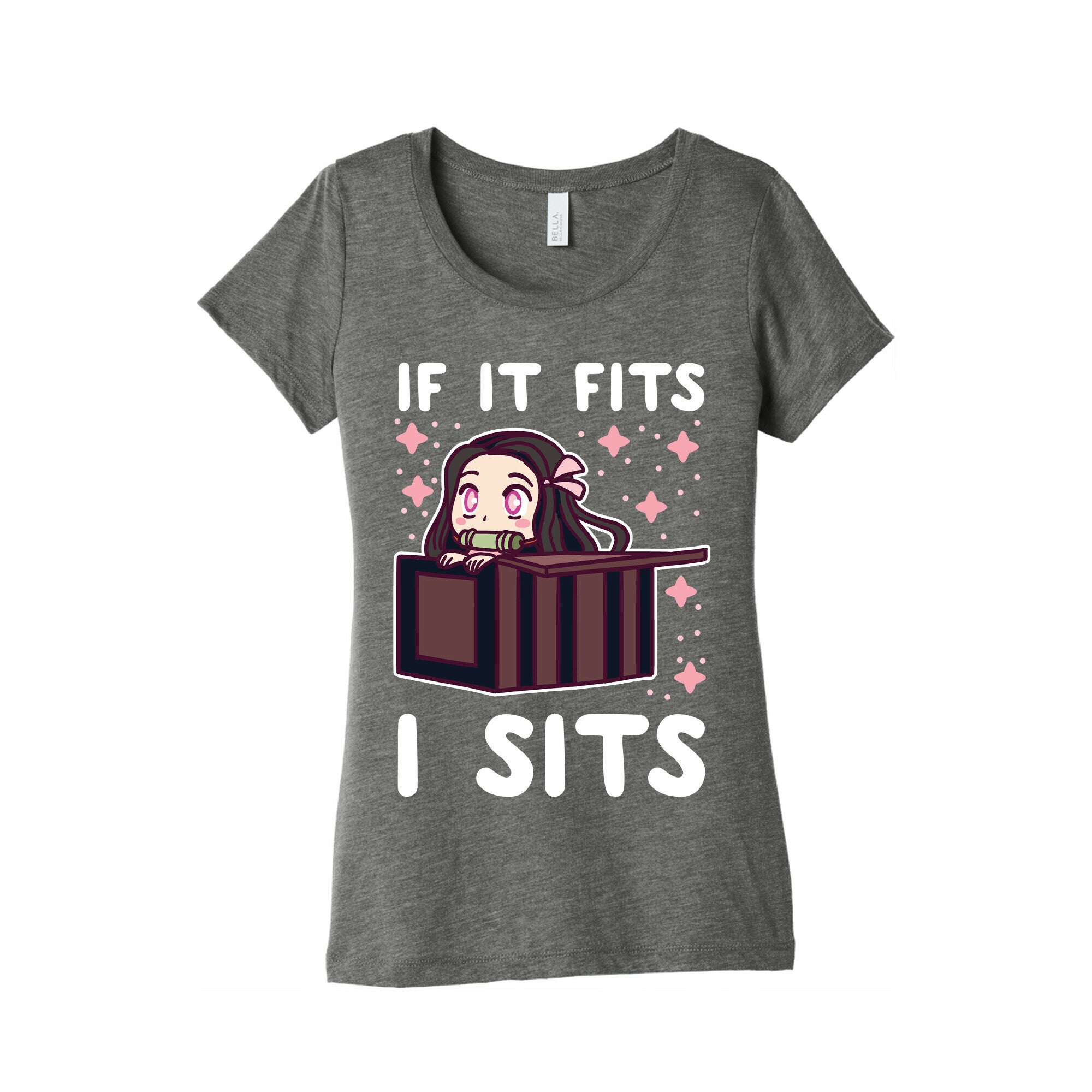 If It Fits, I Sits - Demon Slayer Women's Triblend Tee
