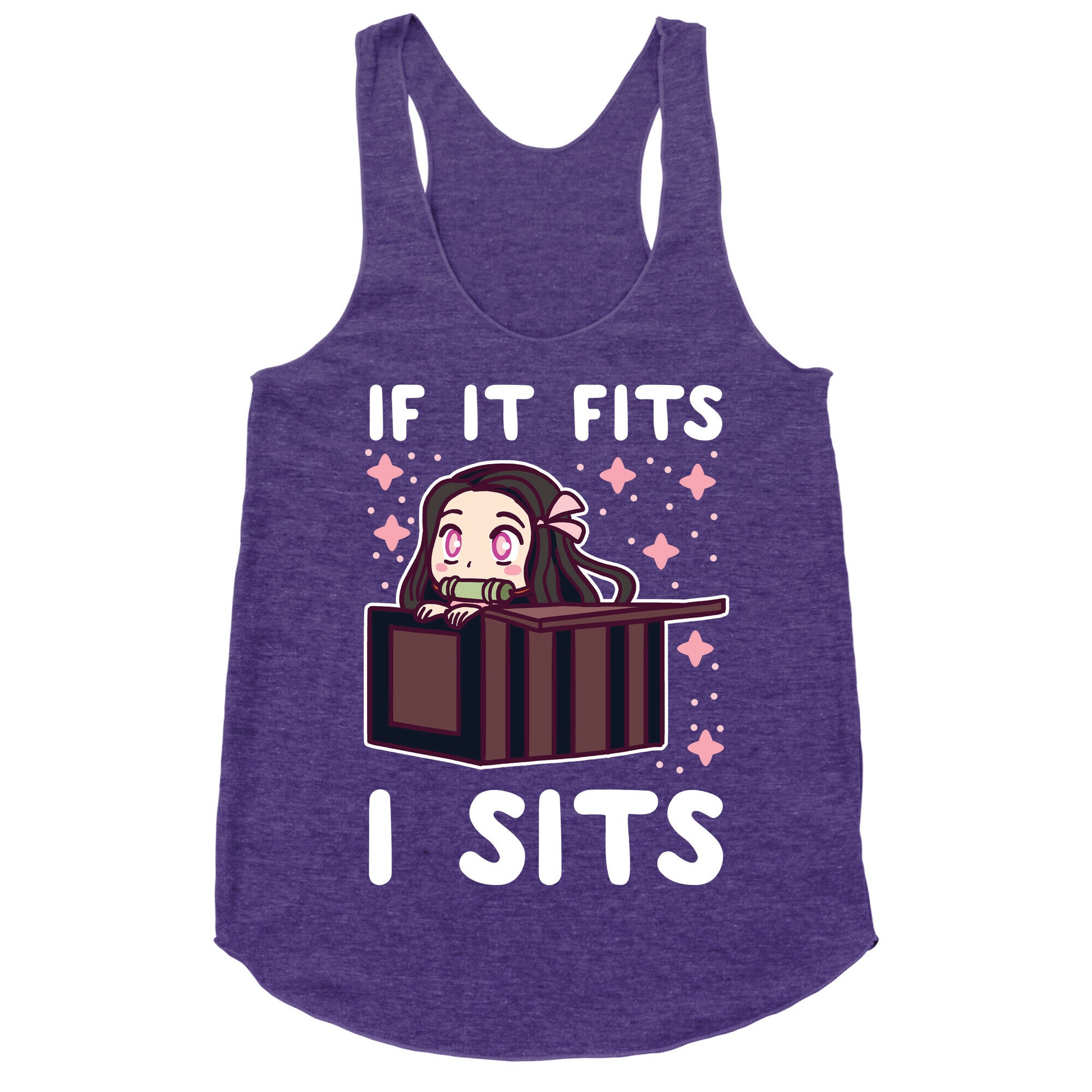 If It Fits, I Sits - Demon Slayer Racerback Tank