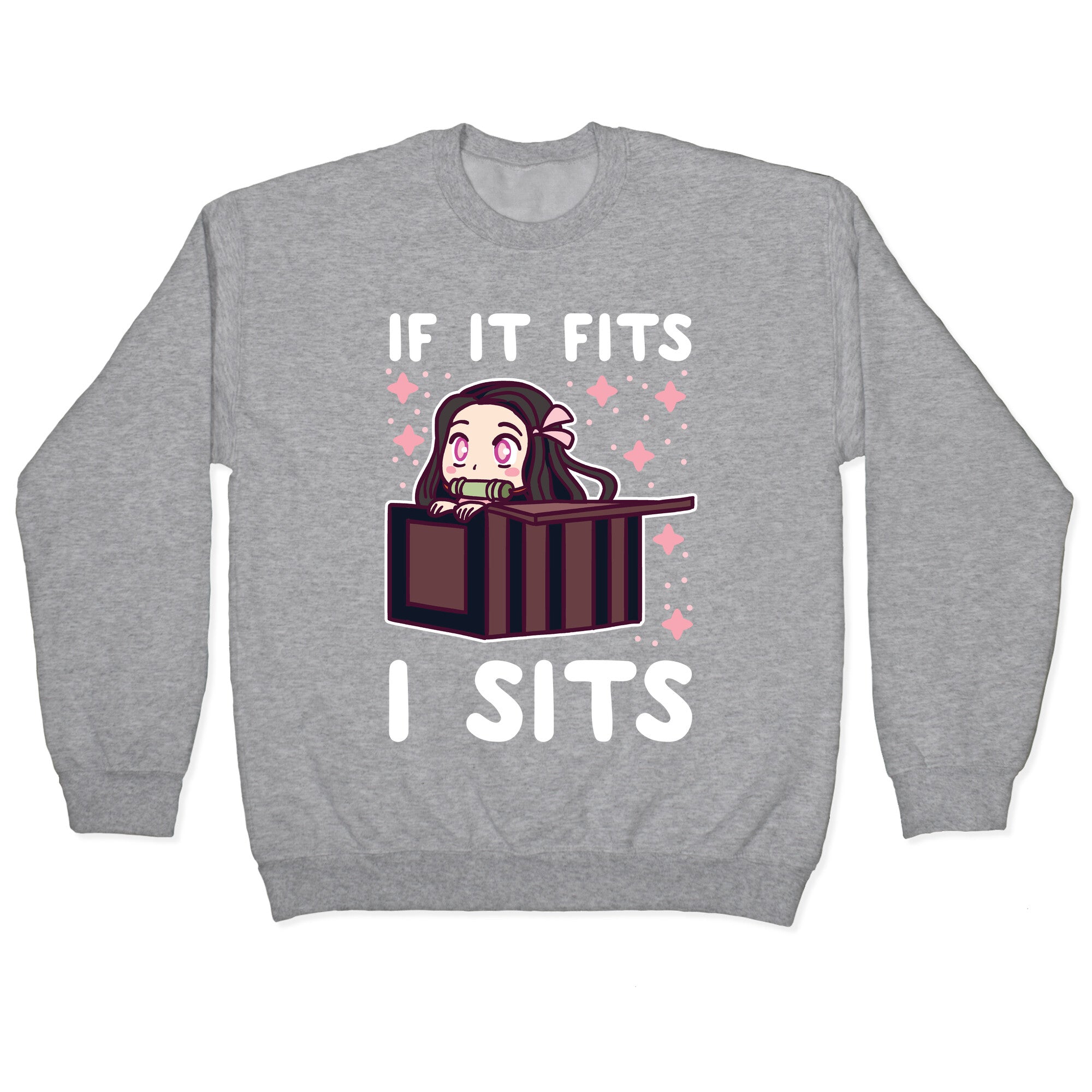 If It Fits, I Sits - Demon Slayer Crewneck Sweatshirt