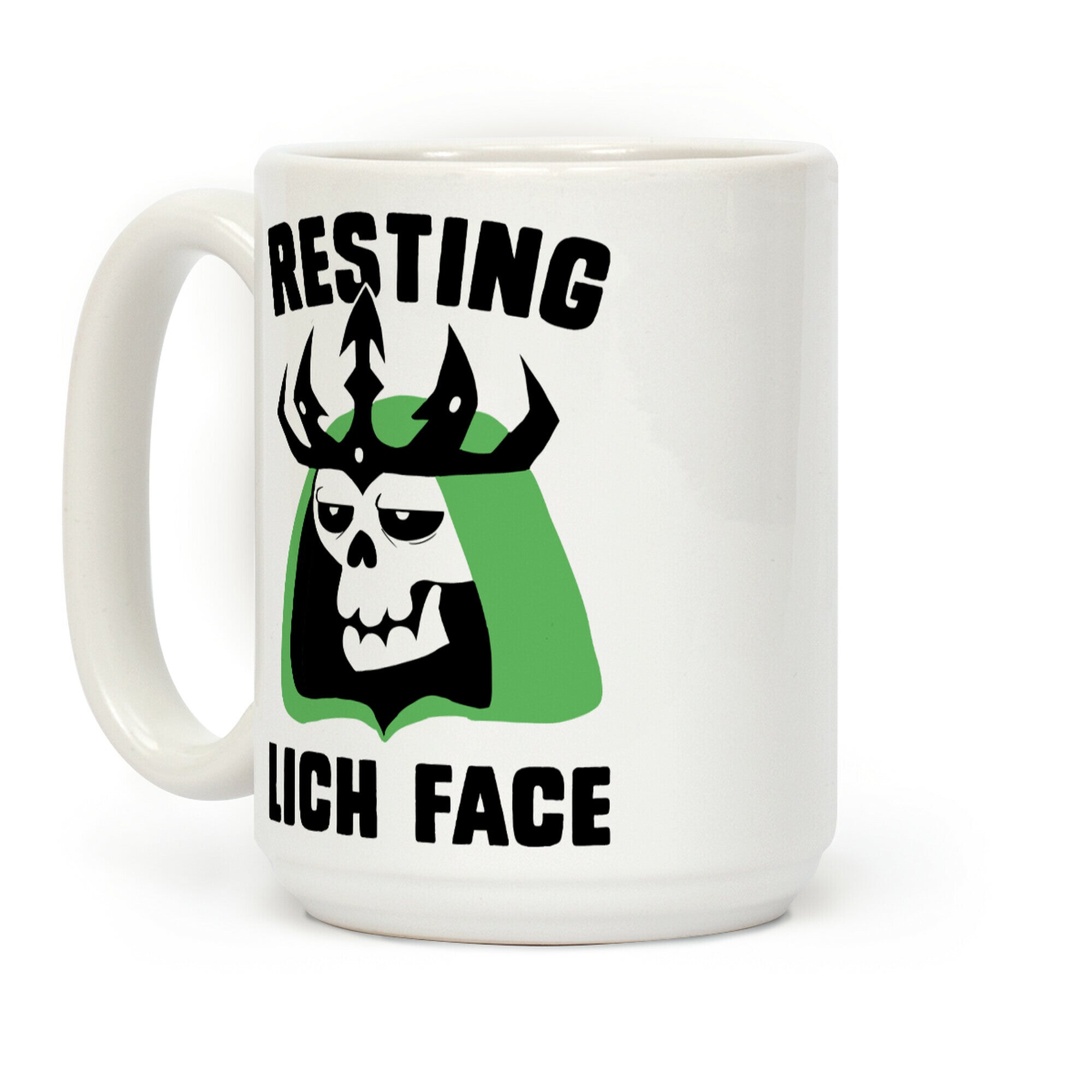 Resting Lich Face Coffee Mug