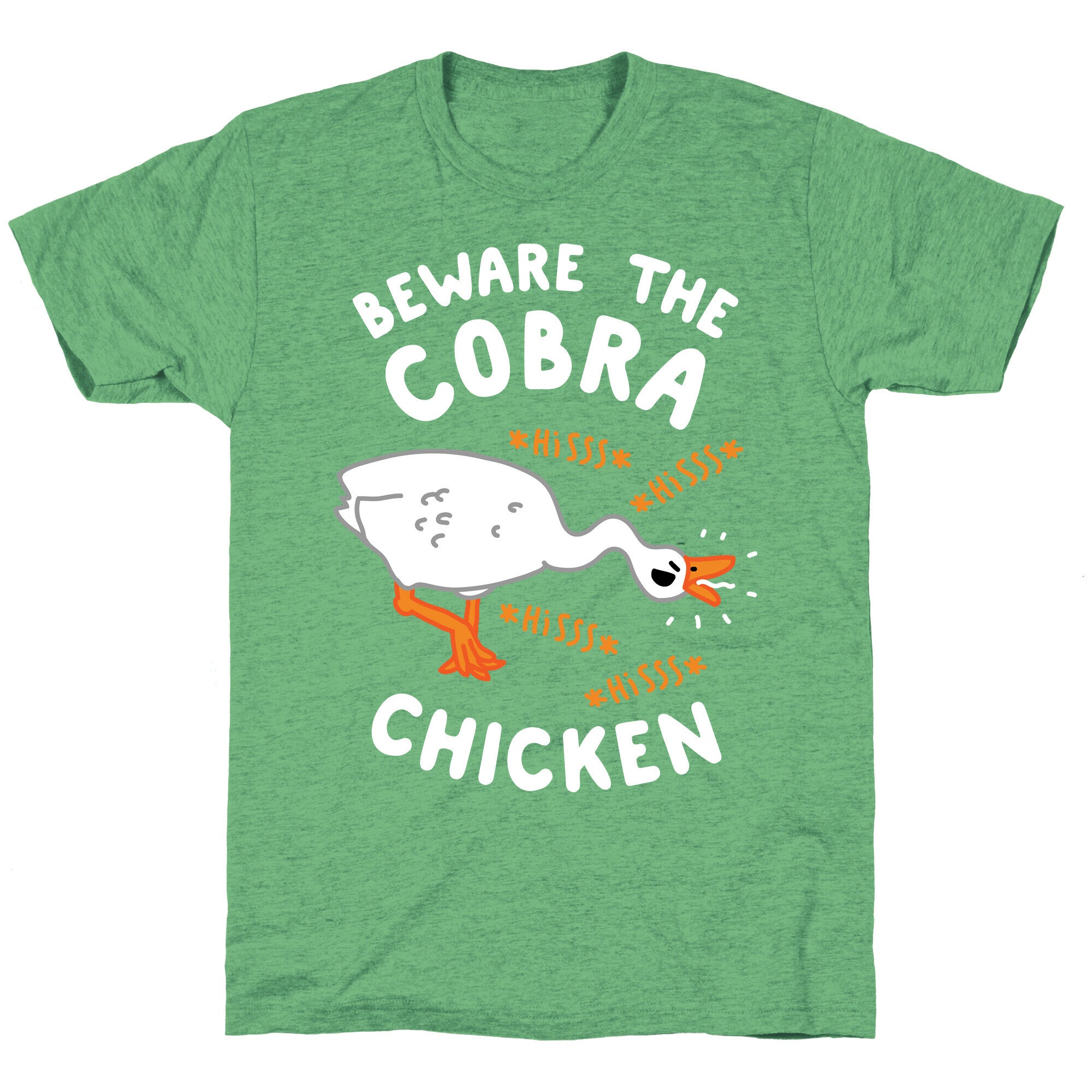 Beware The Cobra Chicken Unisex Triblend Tee
