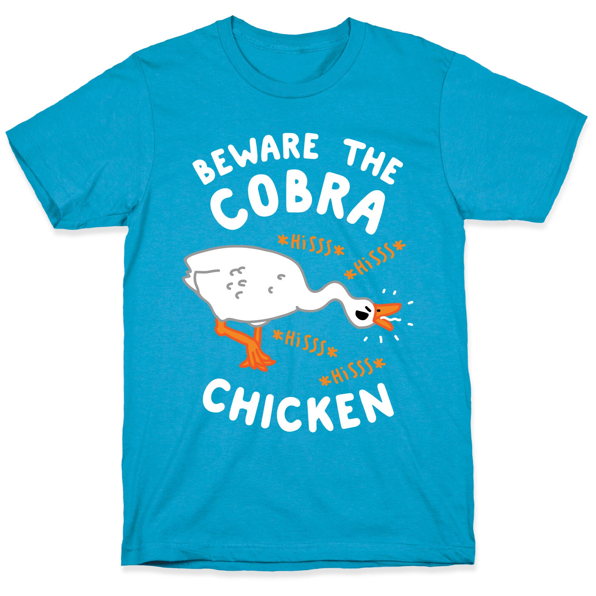 Beware The Cobra Chicken Unisex Triblend Tee