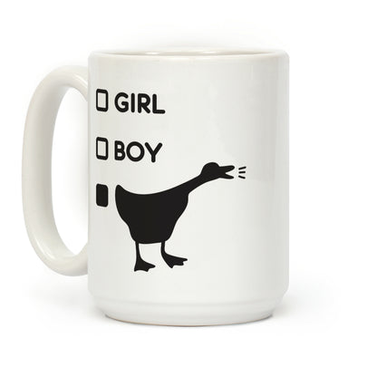 Girl Boy Goose Gender Coffee Mug