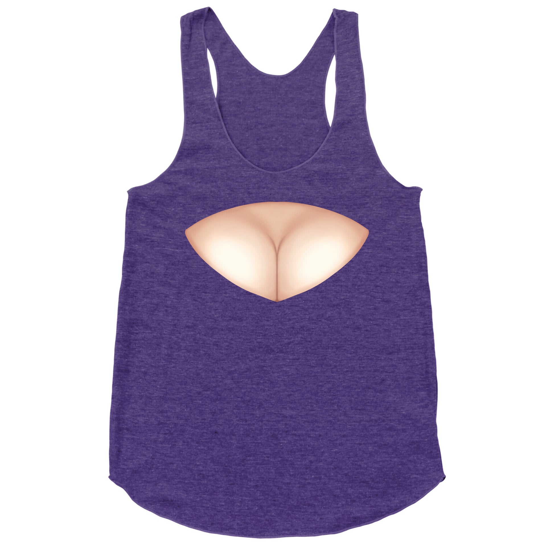 Cleavage Window Racerback Tank