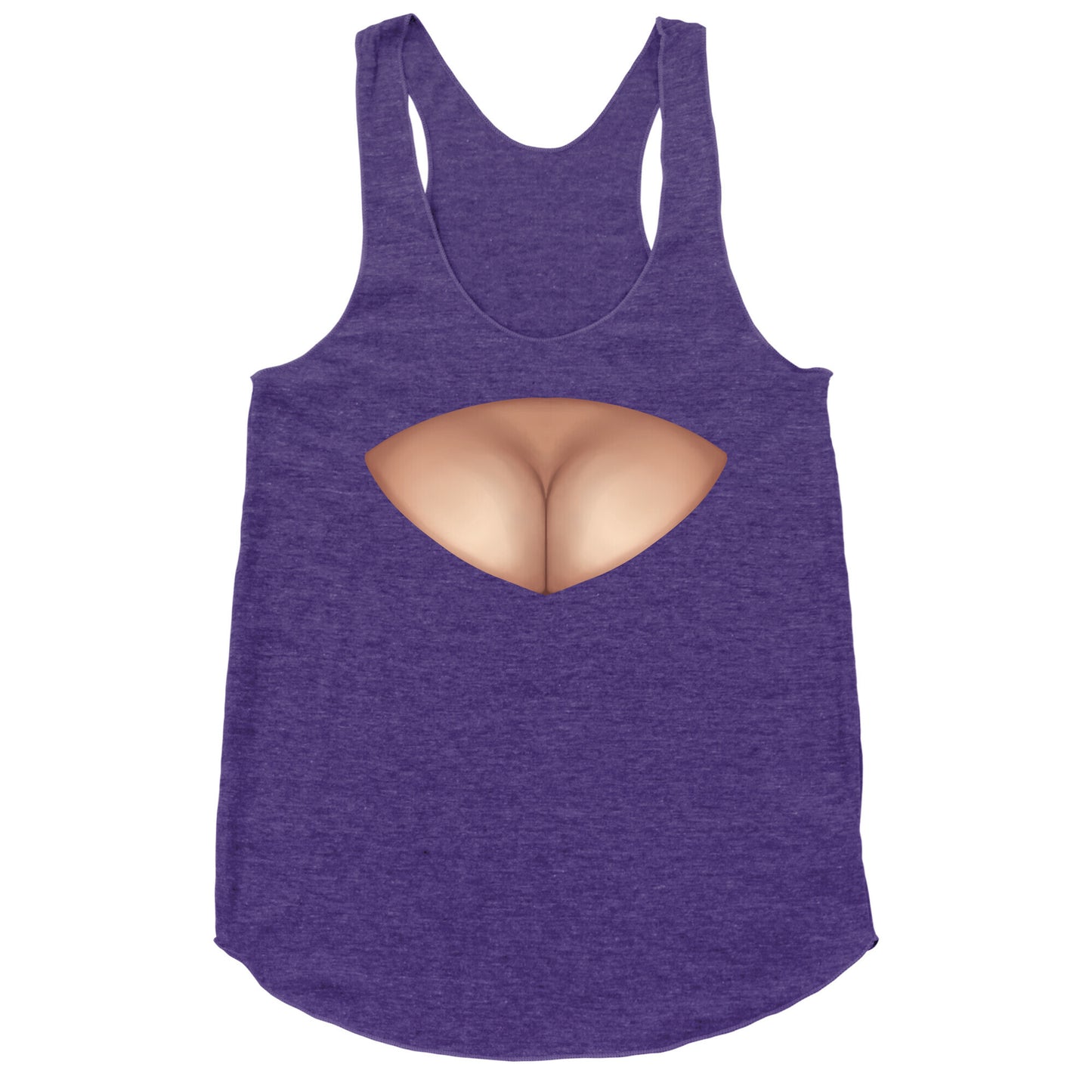 Cleavage Window Racerback Tank