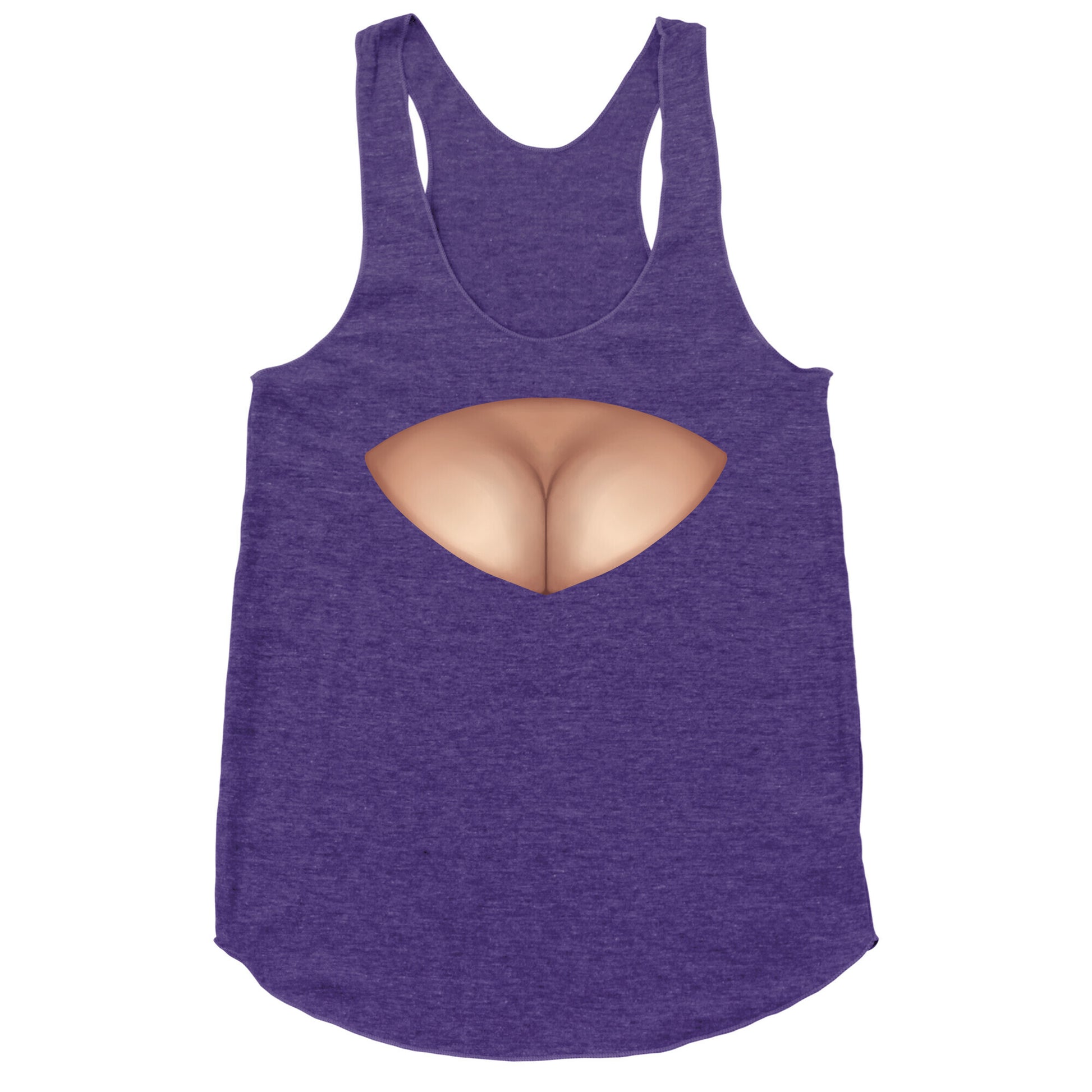 Cleavage Window Racerback Tank