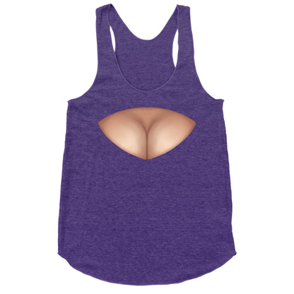 Cleavage Window Racerback Tank