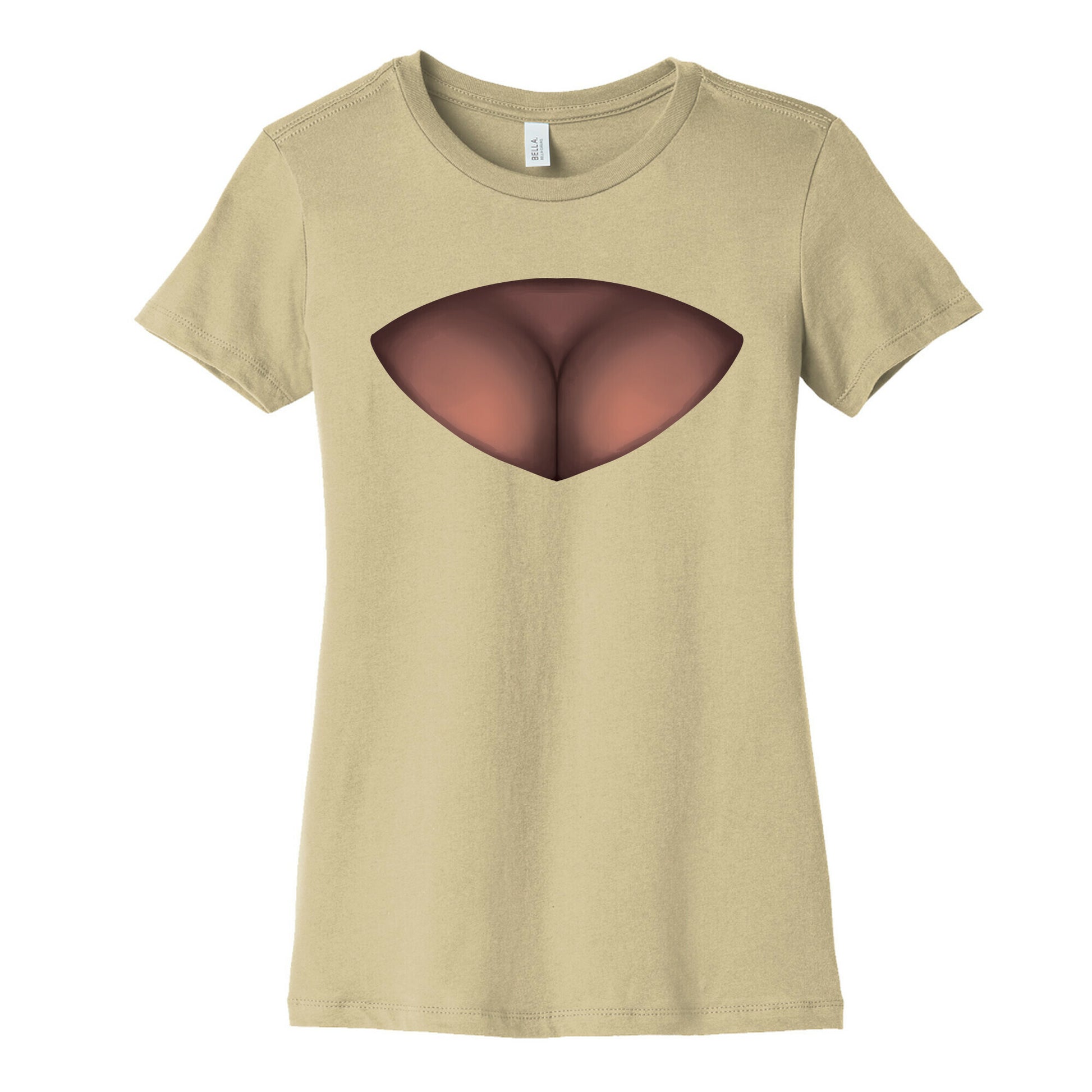 Cleavage Window Women's Cotton Tee