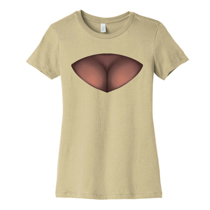 Cleavage Window Women's Cotton Tee