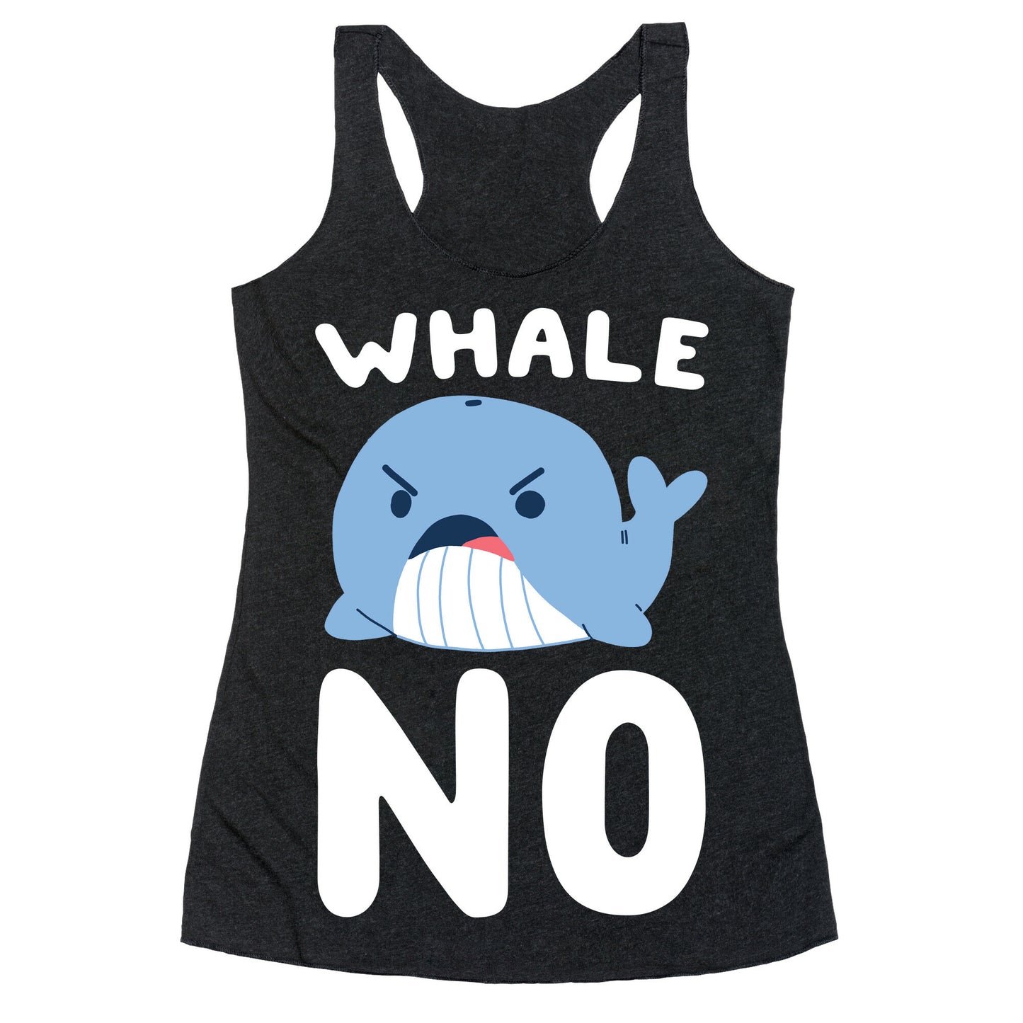 Whale No Racerback Tank