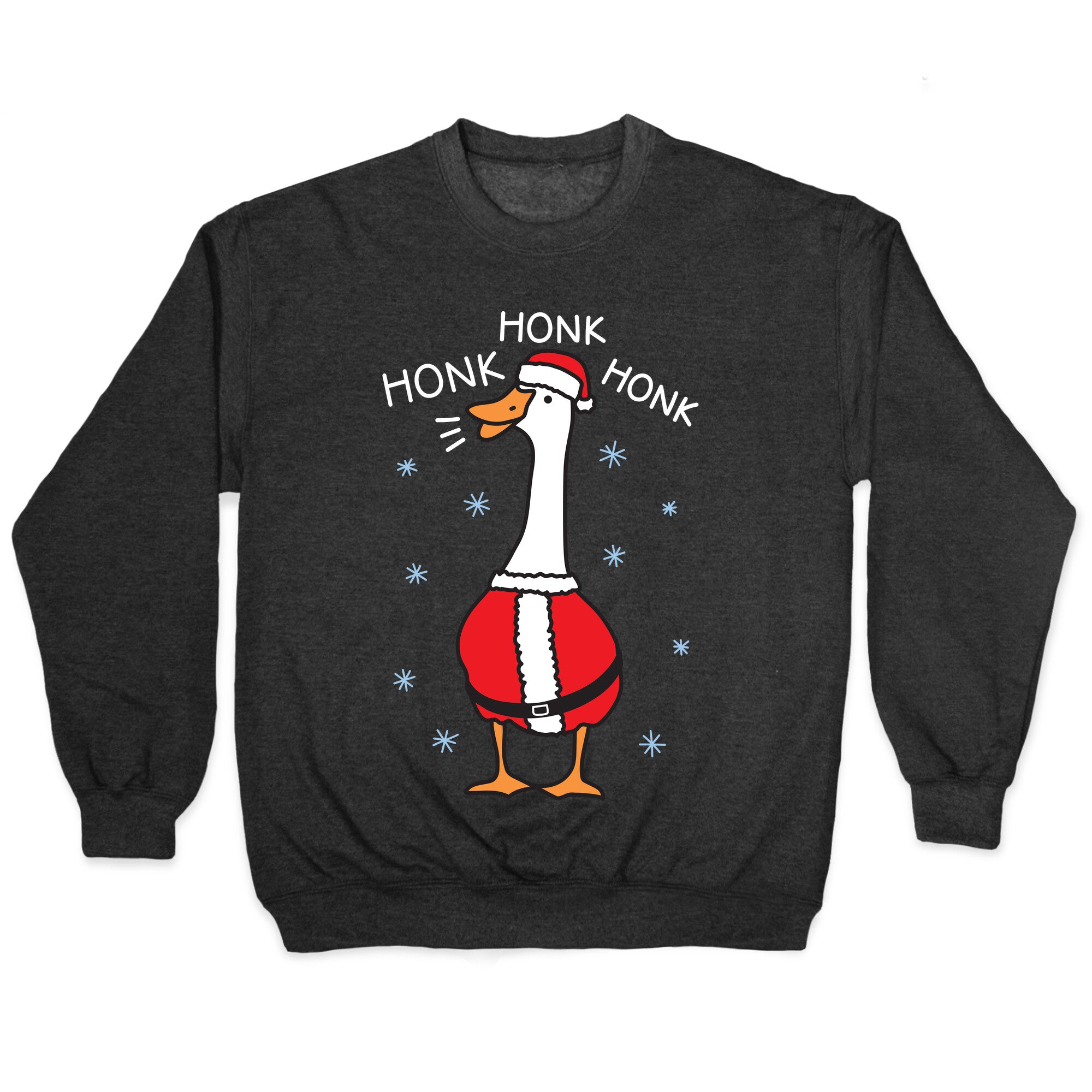 Honk Honk Honk Santa Goose Crewneck Sweatshirt