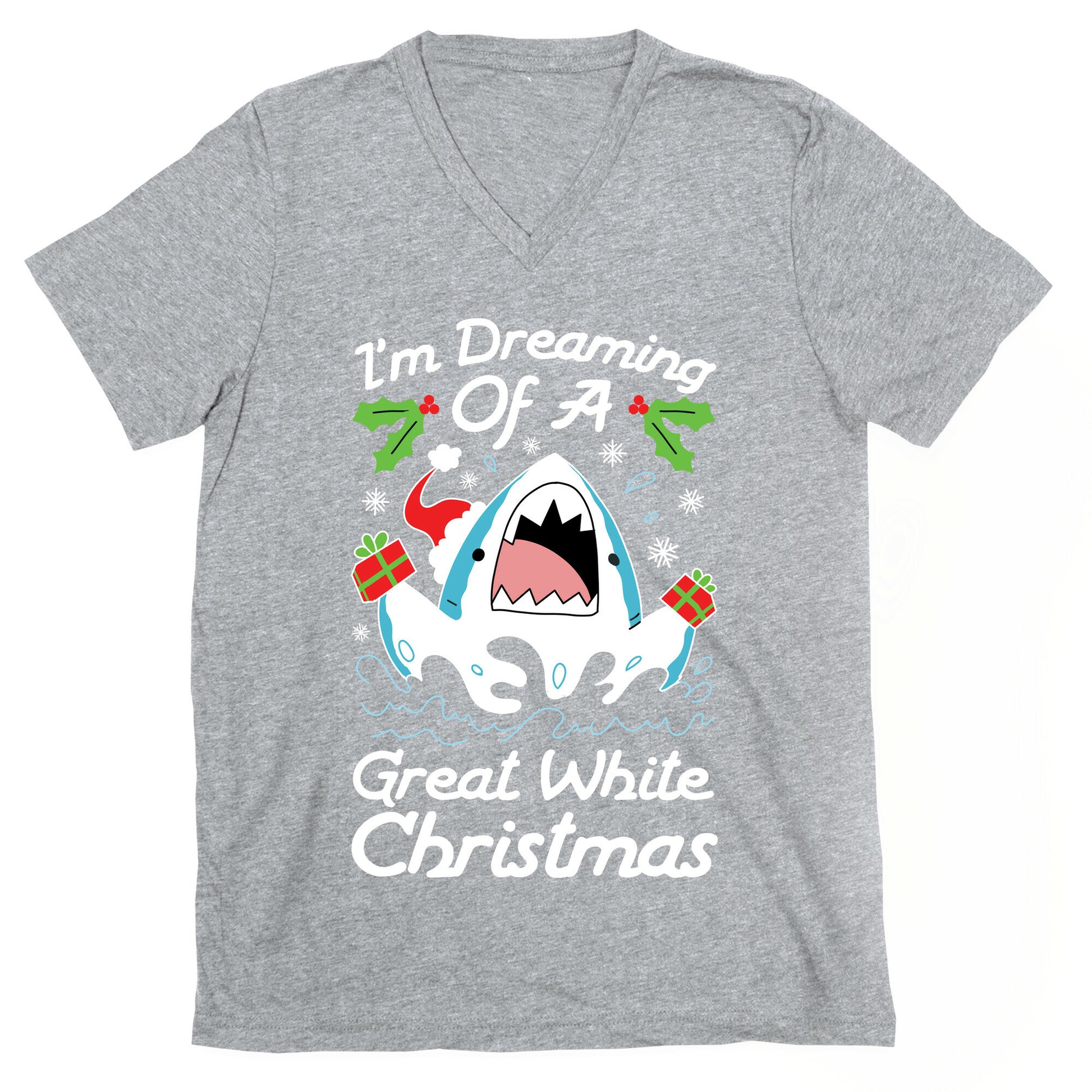 I'm Dreaming Of A Great White Christmas V-Neck