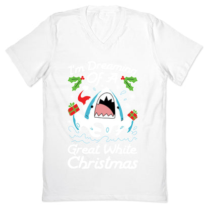 I'm Dreaming Of A Great White Christmas V-Neck