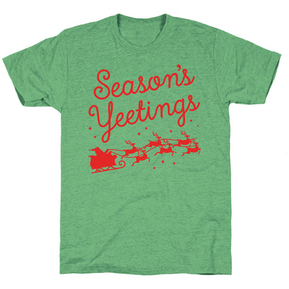 Season's Yeetings Unisex Triblend Tee