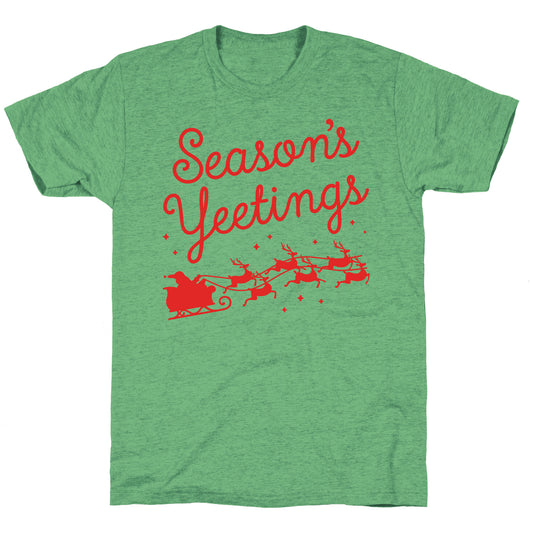 Season's Yeetings Unisex Triblend Tee