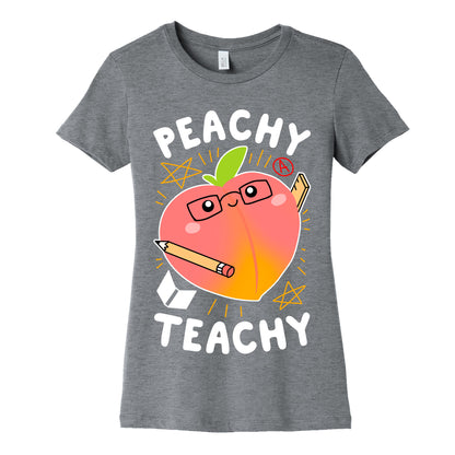 Peachy Teachy Women's Cotton Tee