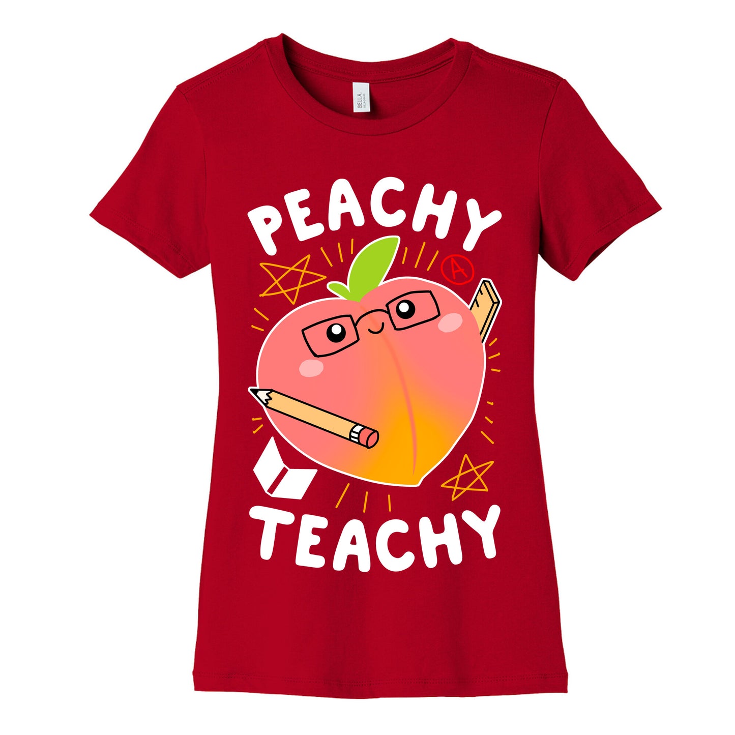 Peachy Teachy Women's Cotton Tee