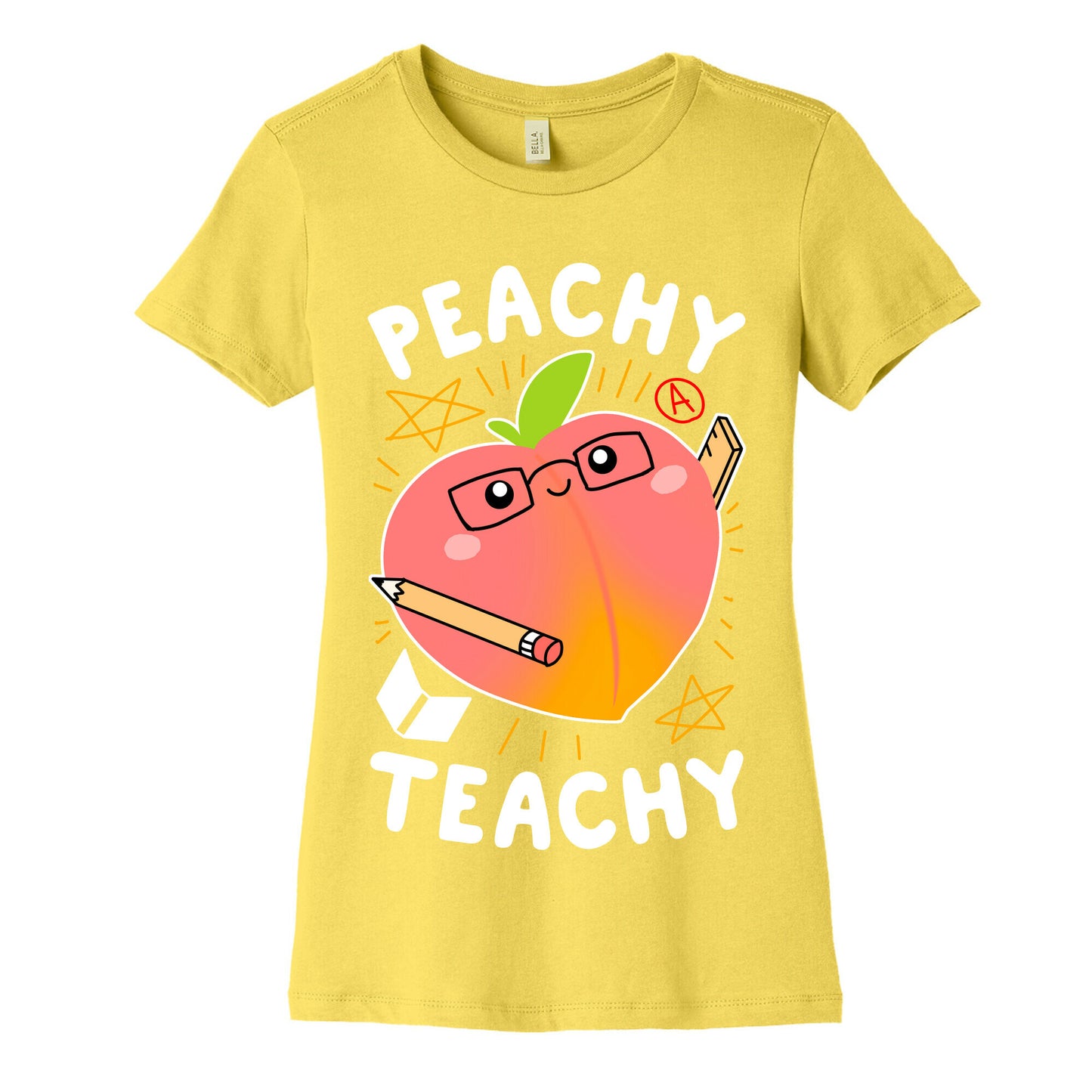 Peachy Teachy Women's Cotton Tee