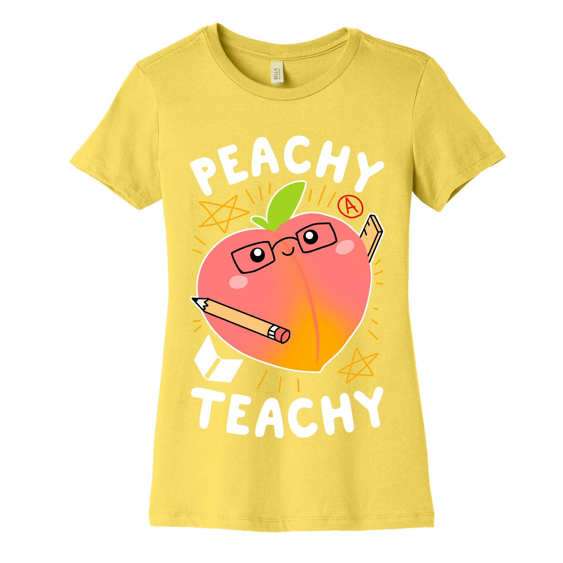 Peachy Teachy Women's Cotton Tee