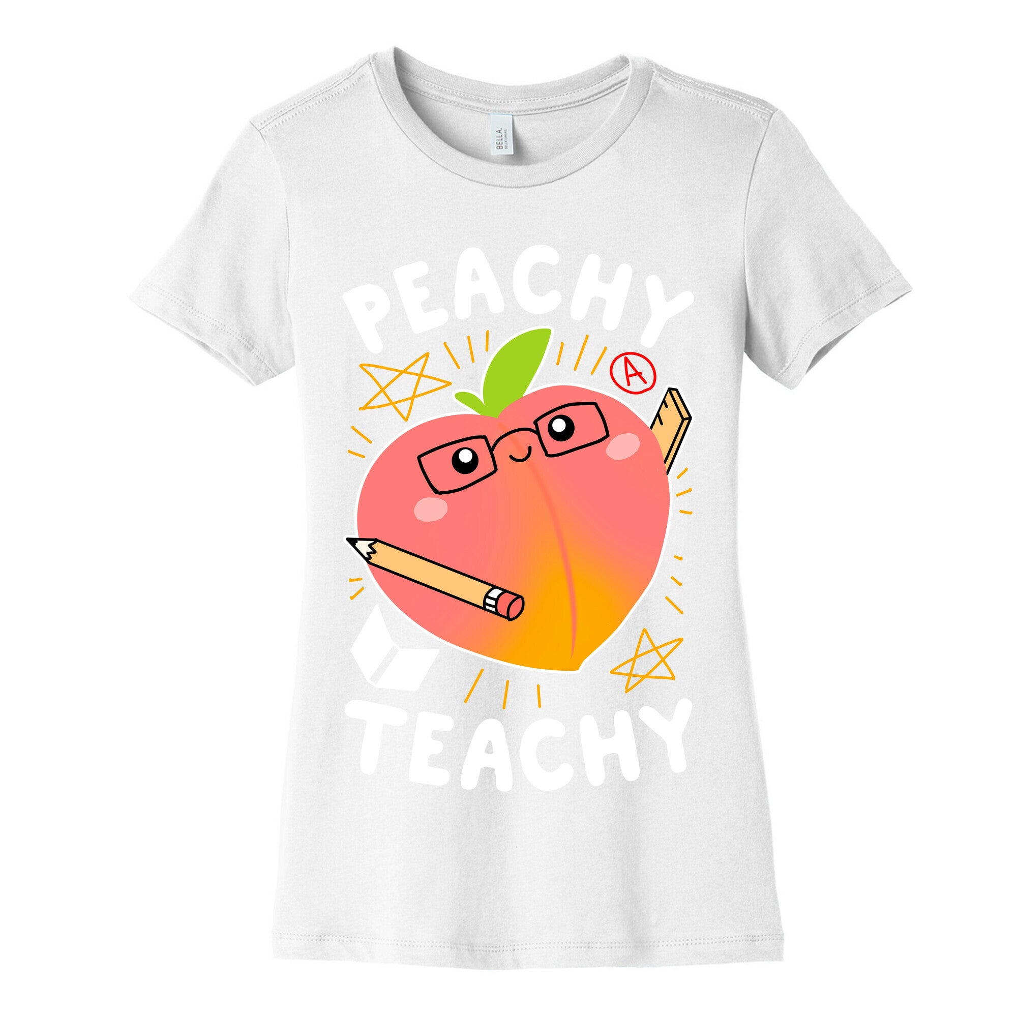 Peachy Teachy Women's Cotton Tee