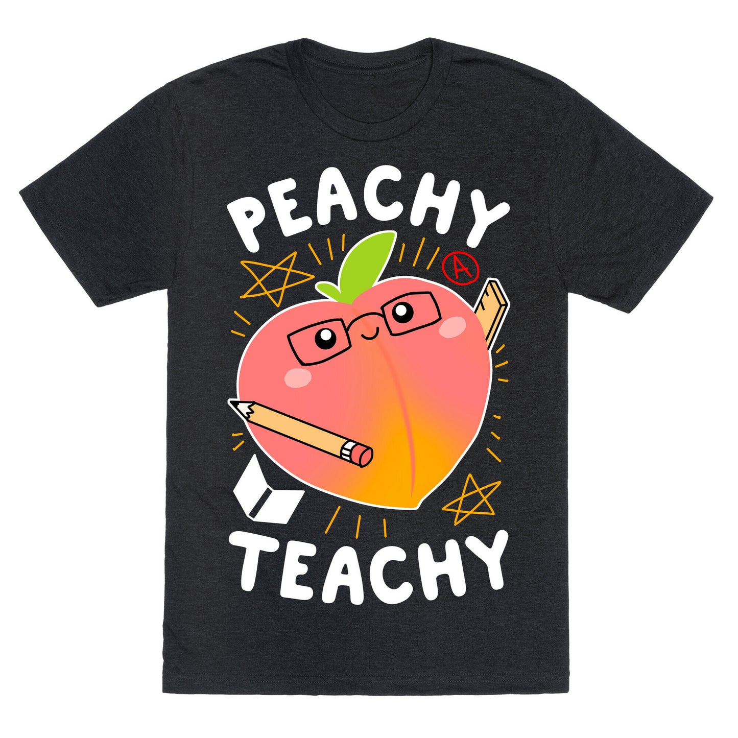 Peachy Teachy Unisex Triblend Tee