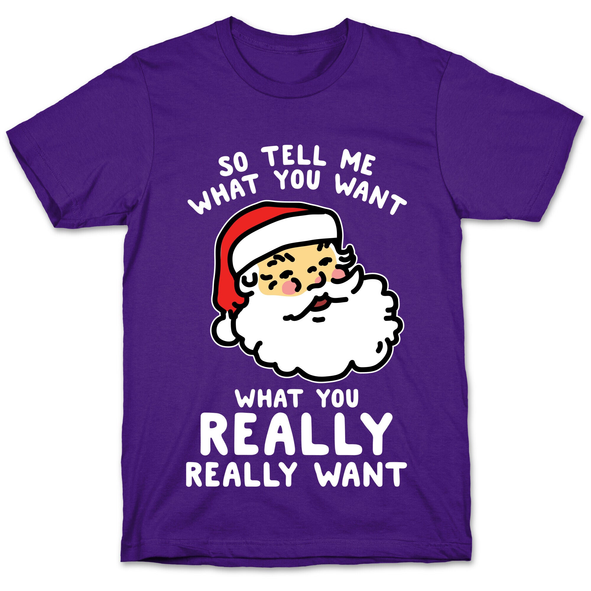 Tell Me What You Want Santa T-Shirt