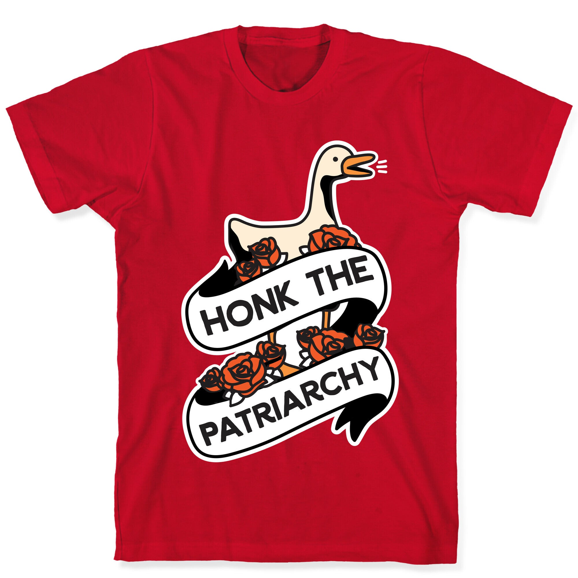 Honk The Patriarchy Goose T-Shirt