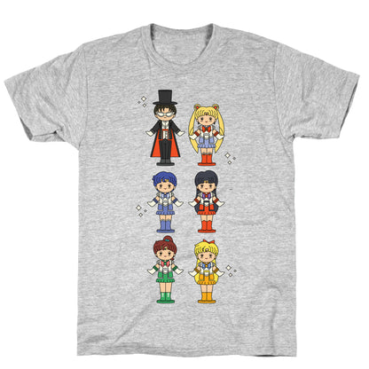 Sailor Moon Inner Senshi Pocket Parody T-Shirt