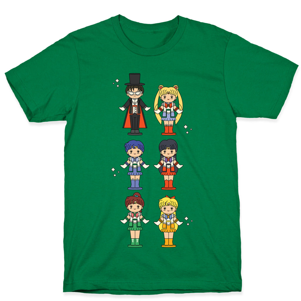 Sailor Moon Inner Senshi Pocket Parody T-Shirt