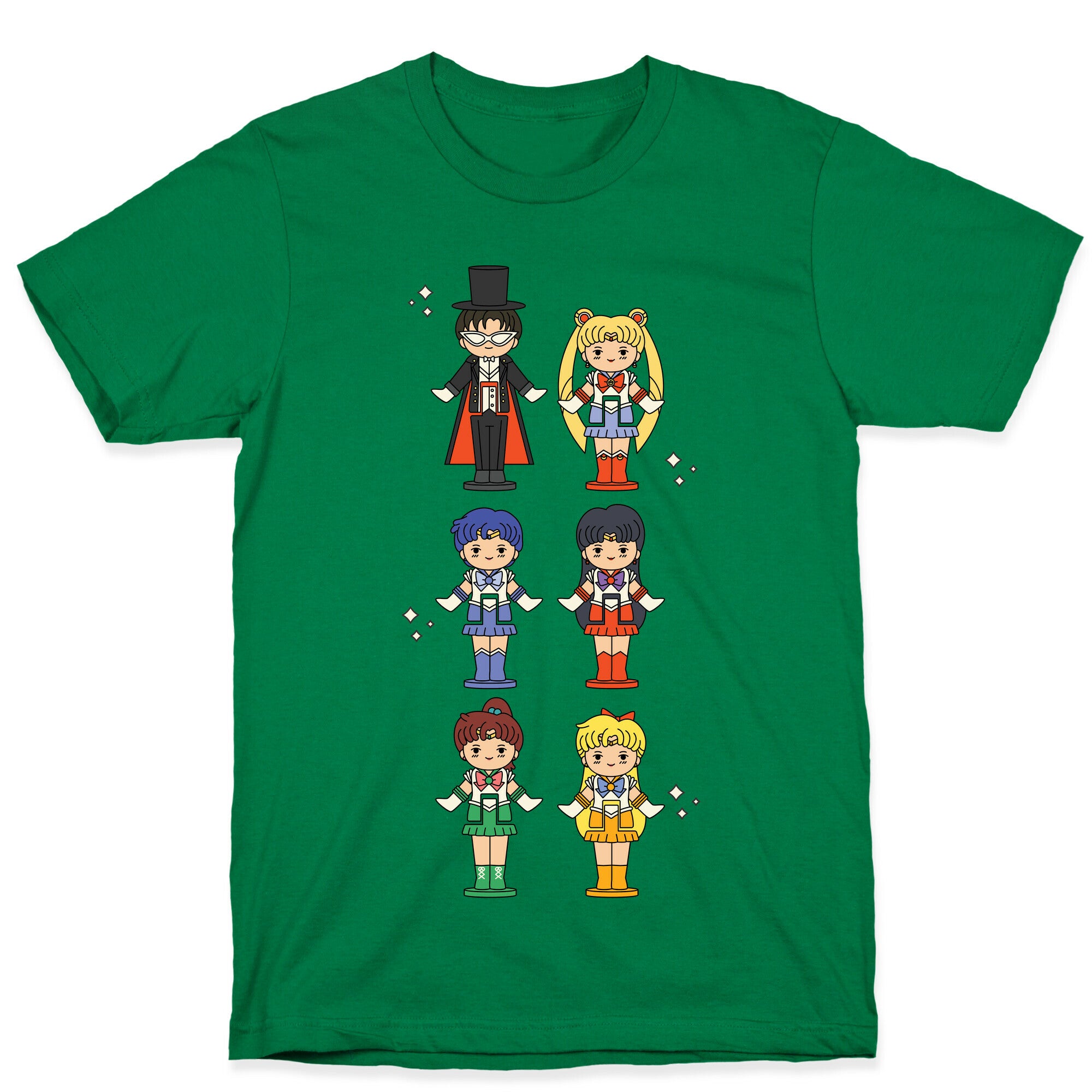 Sailor Moon Inner Senshi Pocket Parody T-Shirt