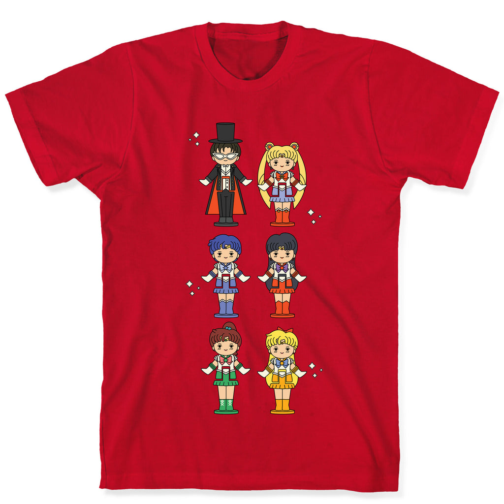 Sailor Moon Inner Senshi Pocket Parody T-Shirt