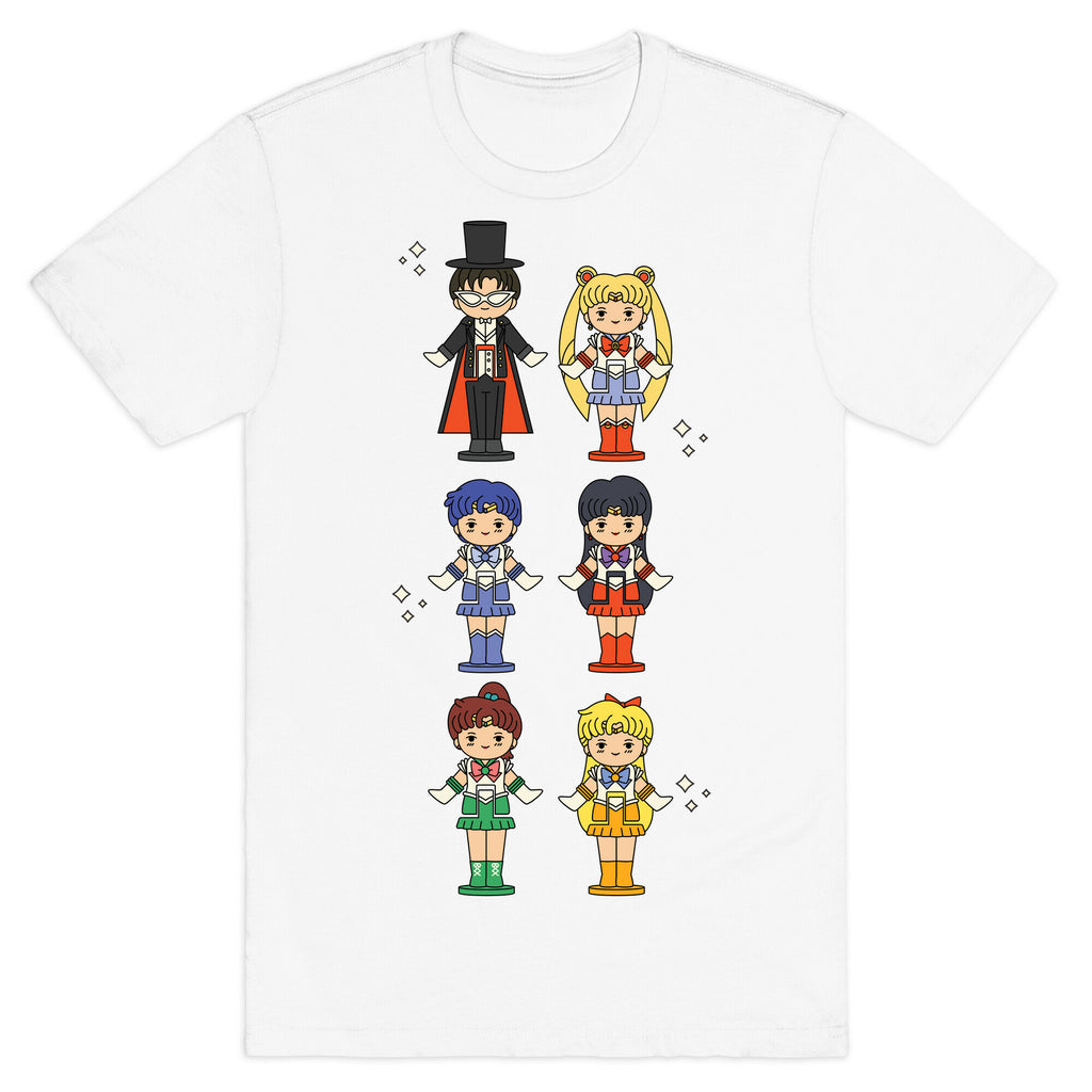 Sailor Moon Inner Senshi Pocket Parody T-Shirt