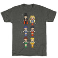 Sailor Moon Inner Senshi Pocket Parody Unisex Triblend Tee