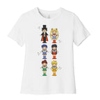 Sailor Moon Inner Senshi Pocket Parody Women's Cotton Tee