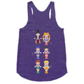 Sailor Moon Inner Senshi Pocket Parody Racerback Tank