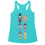 Sailor Moon Inner Senshi Pocket Parody Racerback Tank