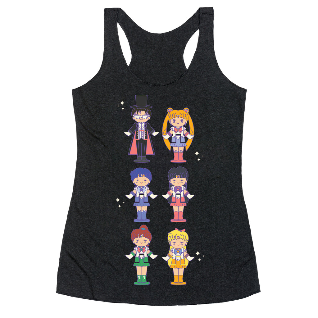 Sailor Moon Inner Senshi Pocket Parody Racerback Tank